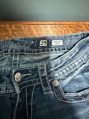 Miss Me Blue Wash Boot Cut Jeans